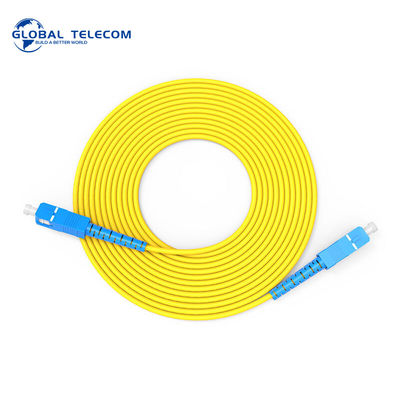 Kabel krosowy Sc do Sc o średnicy 3,0 mm Duplex o wysokiej tłumienności powrotnej EN 50173 1 Standardy