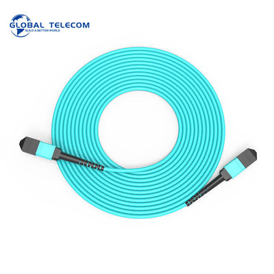 Kabel światłowodowy MPO OM3 8 rdzeni 12 rdzeni PVC LSZH Jacket Materials